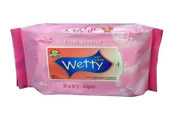 처분할 수 있는 비 향수 안전 아기 젖은 조직 Unscented 아기 닦음